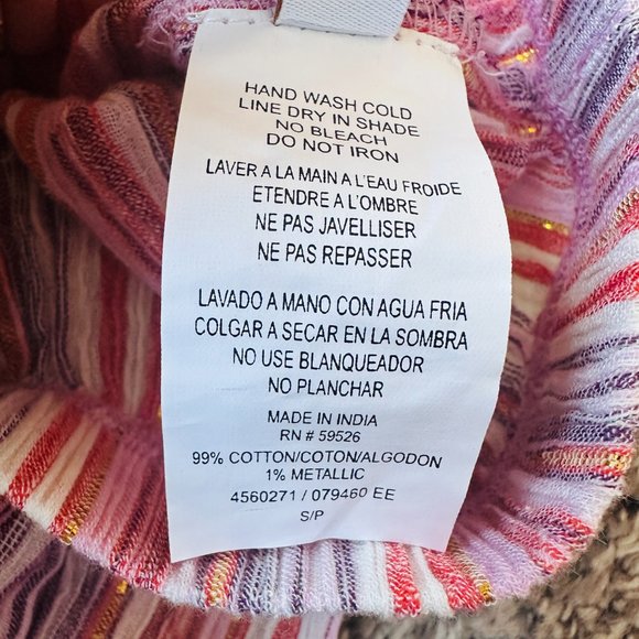 Becca by Rebecca Virtue Multicolor Woven Dress Cover-Up Size S - Picture 5 of 7